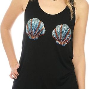 Bear Dance Mermaid She'll Tank Top